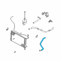 OEM 2004 Kia Sedona Hose-Water, Lower Diagram - 0K52Y15187B