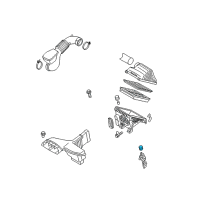 OEM 2012 Hyundai Azera Insulator-Air Cleaner Body Diagram - 28160-3V100