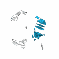 OEM Hyundai Sonata Cleaner Assembly-Air Diagram - 28110-3Q100