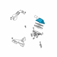 OEM 2014 Hyundai Sonata Cover-Air Cleaner Diagram - 28111-3Q100