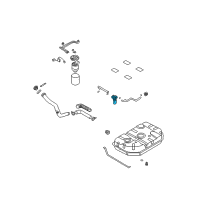 OEM 2002 Kia Sedona ORVR Valve Diagram - 0K07A42960