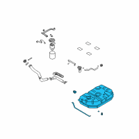 OEM 2002 Kia Sedona Fuel Tank Assembly Diagram - 0K52Y42110A