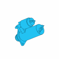 OEM 2006 Cadillac CTS Starter Diagram - 12608653