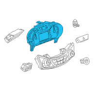 OEM 2017 Chevrolet Cruze Cluster Diagram - 39084633