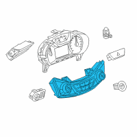 OEM 2016 Chevrolet Cruze Dash Control Unit Diagram - 39028879