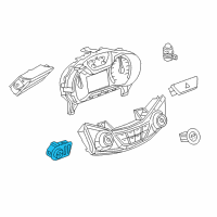 OEM 2018 Chevrolet Cruze Headlamp Switch Diagram - 39059533