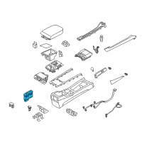 OEM 2012 Hyundai Equus Switch Assembly-Indicator Cover, RH Diagram - 93315-3N200-VM5