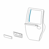 OEM 2016 Lincoln Navigator Upper Molding Diagram - 7L1Z-78255A35-AA