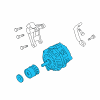 OEM Pontiac G8 Alternator Diagram - 92193199