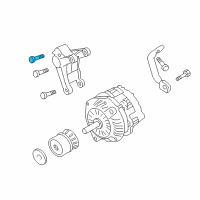 OEM 2010 Buick Enclave Mount Bracket Bolt Diagram - 11589340