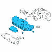 OEM 2017 BMW X5 Intake Silencer Diagram - 13-71-7-638-564