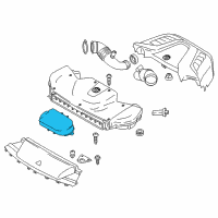 OEM 2018 BMW X6 Air Filter Diagram - 13-71-7-638-566