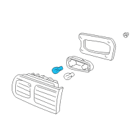 OEM 1999 Acura Integra Bulb (12V 27/8W) Diagram - 34906-SB6-671