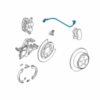 OEM 2008 Lincoln Mark LT Brake Tube Diagram - 6L3Z-2267-N