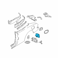 OEM 1998 Pontiac Sunfire Housing Asm-Fuel Tank Filler Pipe Diagram - 22647812