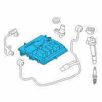 OEM 2017 BMW 440i Gran Coupe Dme Engine Control Module Diagram - 12-14-8-692-964