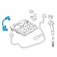 OEM BMW 320i Engine Crankshaft Position Sensor Diagram - 13-62-7-806-782