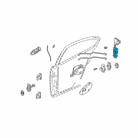 OEM 1999 Oldsmobile Alero Lock Diagram - 22723571