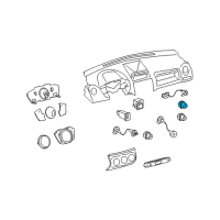 OEM 2010 Scion xD Dash Control Unit Diagram - 55903-52251