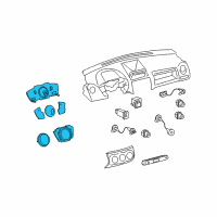 OEM 2010 Scion xD Cluster Assembly Diagram - 83800-52Z10