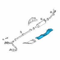 OEM 2004 Dodge Ram 1500 Shield-Exhaust Extension Pipe Diagram - 55275554AE