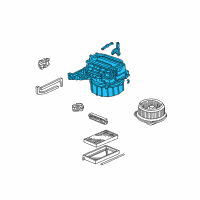 OEM 2003 Honda Element Blower Sub-Assy. Diagram - 79305-SCV-A01