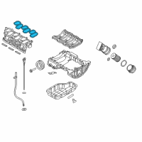 OEM Hyundai Genesis Gasket-Upper To Lower Diagram - 28215-3CDD0