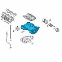 OEM 2017 Kia K900 Pan Assembly-Engine Oil Diagram - 215203CEA3