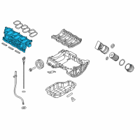 OEM Hyundai Genesis Manifold Assembly-Intake Diagram - 28310-3CDD0