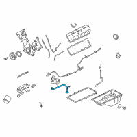 OEM 2009 Ford Explorer Oil Pick-Up Diagram - 6L2Z-6622-DA