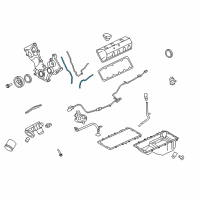 OEM 2007 Ford F-150 Front Cover Gasket Diagram - 4R3Z-6020-DB