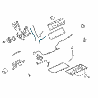 OEM 2006 Ford Mustang Front Cover Gasket Diagram - 4R3Z-6020-DB