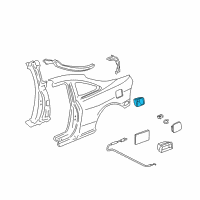 OEM 1994 Acura Integra Adapter, Fuel Cap Diagram - 63915-ST7-305ZZ