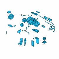 OEM Ford Expedition Evaporator Assembly Diagram - 2L1Z-19B555-FA