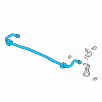 OEM Honda Stabilizer, Rear Diagram - 52300-TVA-A13