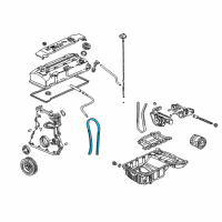 OEM 2000 Honda S2000 Chain (138L) Diagram - 14401-PCX-004