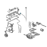 OEM 2004 Honda S2000 Valve Assembly, Pcv Diagram - 17130-PCX-003