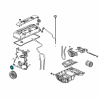 OEM 2007 Honda S2000 Oil Seal (43X58X8) Diagram - 91212-PCX-003