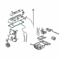 OEM 2002 Honda S2000 Gasket Set, Head Cover Diagram - 12040-PCX-305