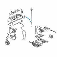 OEM 2001 Honda S2000 Tube, PCV Diagram - 17131-PCX-000