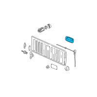 OEM Chevrolet Colorado Handle Diagram - 97319415