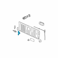 OEM 2005 GMC Canyon Hinge Diagram - 20824306