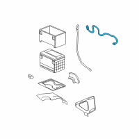 OEM GMC Sierra 2500 HD Classic Negative Cable Diagram - 15321212