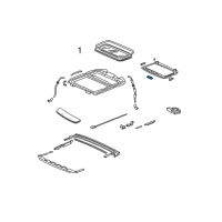 OEM 2004 Acura TL Handle, Sunshade (Moon Lake Gray) Diagram - 70611-SEP-A01ZA