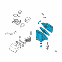 OEM Kia Sorento Air Cleaner Assembly Diagram - 28110B8100