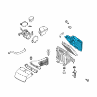 OEM 2014 Kia Sorento Cover-Air Cleaner Diagram - 28111B8100