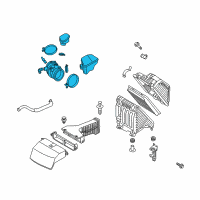 OEM 2013 Hyundai Santa Fe Hose Assembly-Air Intake Diagram - 28130-2W100