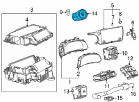 OEM Lexus NX250 SWITCH, PUSH START Diagram - 89611-78010