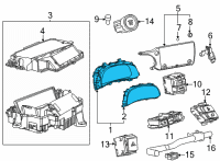 OEM 2022 Lexus NX350 METER ASSY, COMBINAT Diagram - 83800-78780