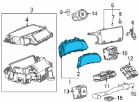OEM 2022 Lexus NX450h+ Instrument Cluster Diagram - 8380078F20